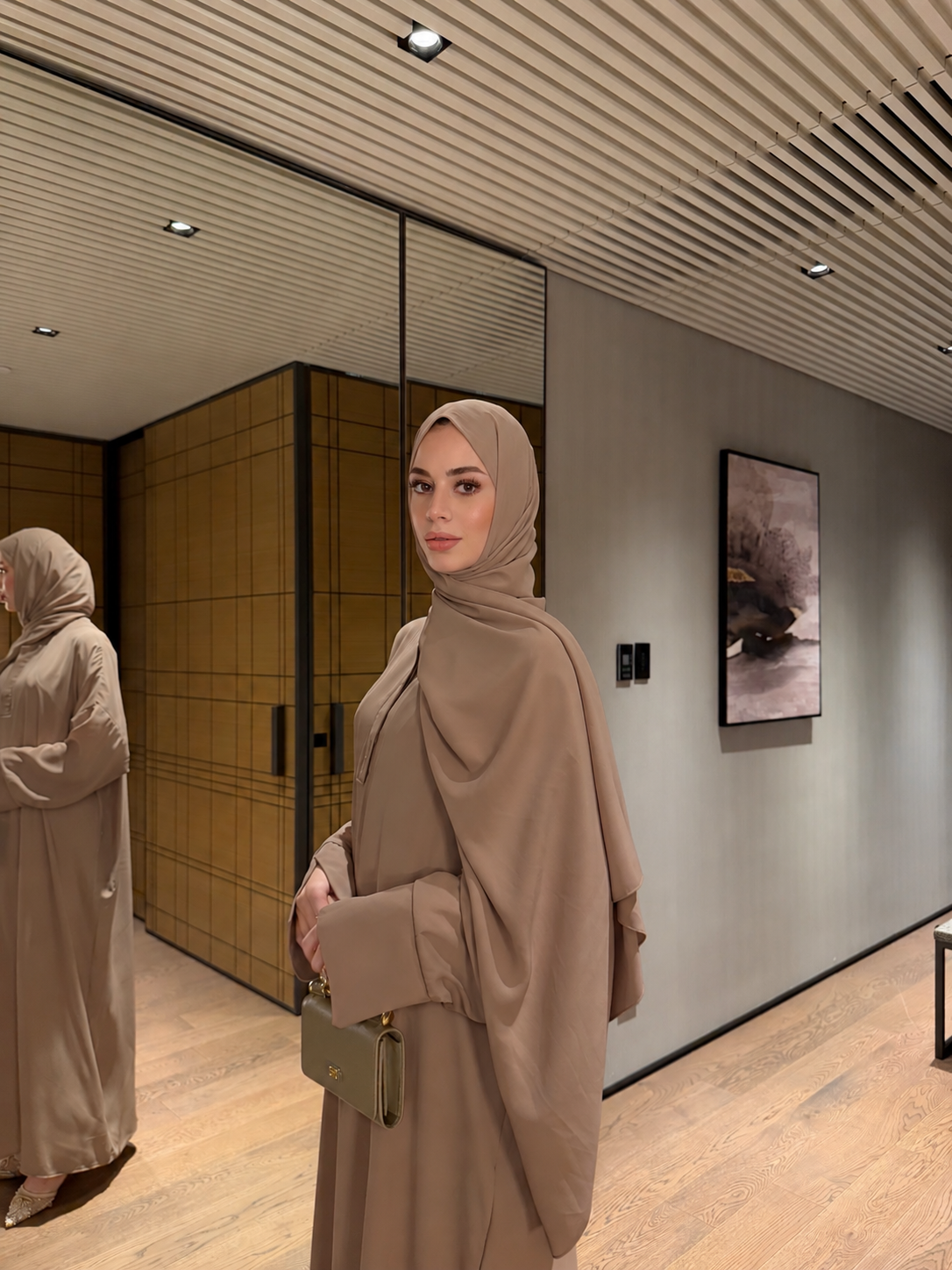 Vizon Abaya elbise