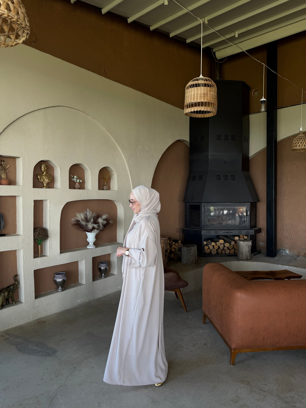 Taş Abaya Elbise