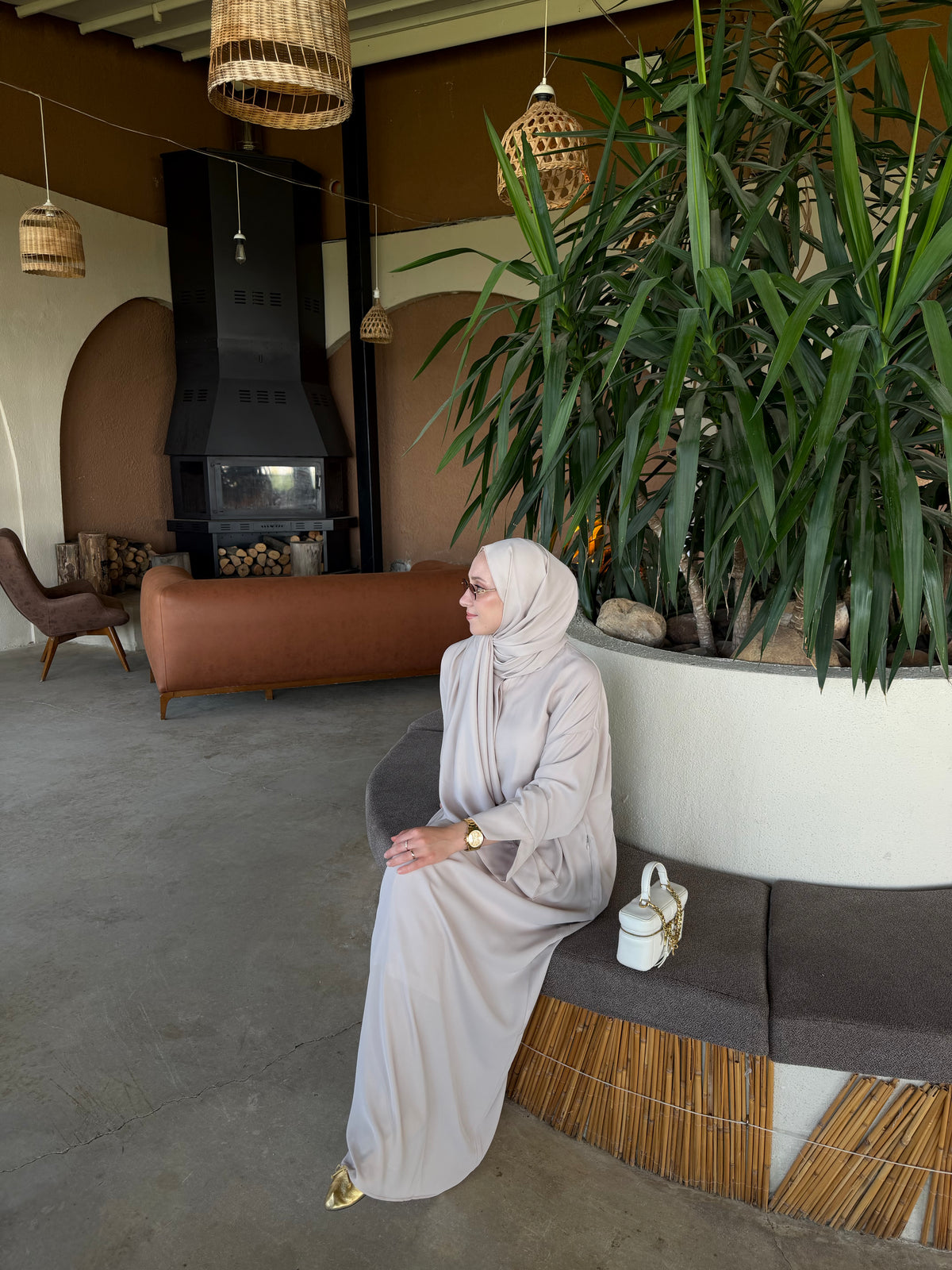 Taş Abaya Elbise