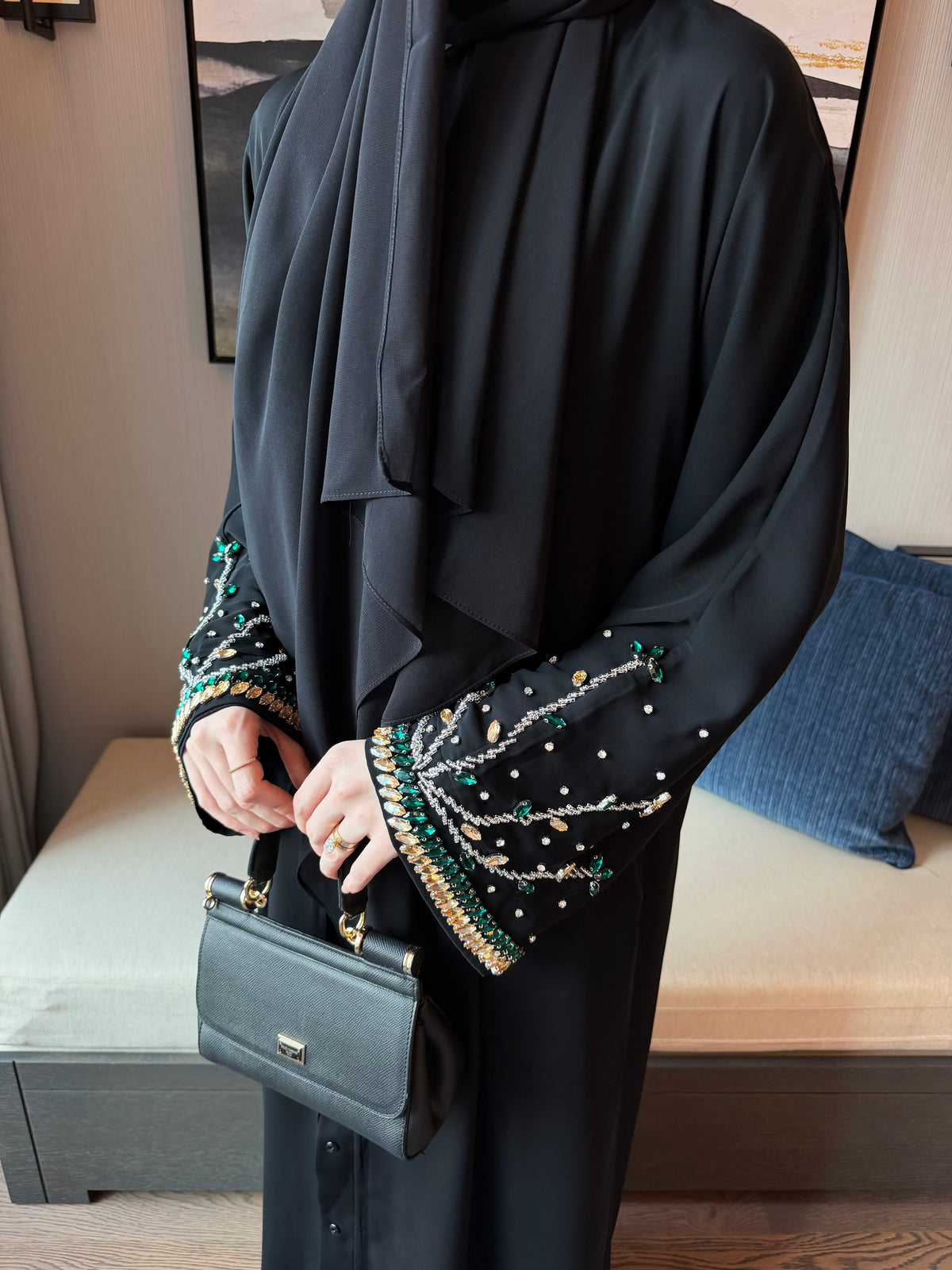 Ahu zümrüt Abaya